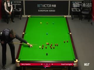 2023斯诺克德国大师赛资格赛 巴里·霍金斯5-2斯图尔特·卡灵顿 20231218 海报