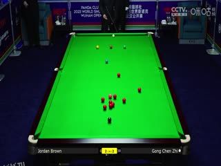 斯诺克 乔丹·布朗3-5巩晨智 20231010 海报