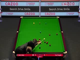 斯诺克 田鹏飞2-4塞尔比 20230927 海报