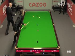 斯诺克 弗盖里•奥布莱恩4-1安德烈斯•彼得洛夫 20230814 海报