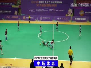 中国大学生五人制足球联赛（女子组总决赛） 上海立信会计金融学院vs成都大学 20231205 海报