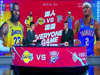 NBA常规赛 湖人VS雷霆 20231224 海报