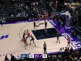 NBA常规赛 快船VS爵士 20250214 高清海报