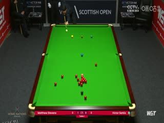 斯诺克苏格兰公开赛资格赛 马修·史蒂文斯4-0维克多·萨基斯 20231101 海报