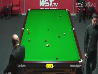 2023斯诺克英锦赛资格赛 伊恩·伯恩斯6-0阿曼·伊克巴尔 20231119 海报