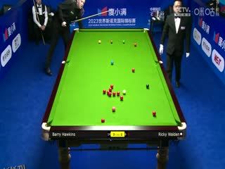 斯诺克天津国锦赛32进16里奇·沃顿4-6巴里·霍金斯 20231107（一） 海报