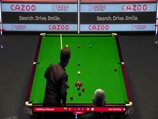 斯诺克 马修·史蒂文斯3-4肯·达赫迪 20230926 海报