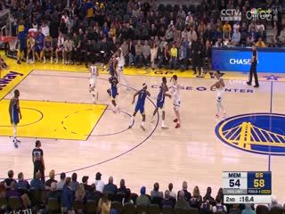 NBA常规赛 灰熊VS勇士 20250105 高清海报