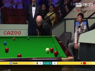 斯诺克 安东尼·麦克吉尔12-13斯佳辉 20230426（第三阶段）（李照） 海报