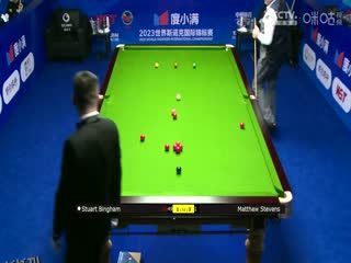 斯诺克天津国锦赛第一轮第二轮 马修·史蒂文斯5-6斯图尔特·宾汉姆 20231105 海报