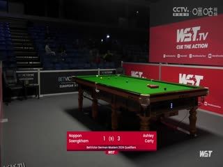 2023斯诺克德国大师资格赛 诺鹏·桑坎姆2-5阿什利·卡蒂 20231222 海报