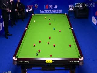 斯诺克天津国锦赛32进16周跃龙1-6丹尼尔·威尔斯 20231107 海报