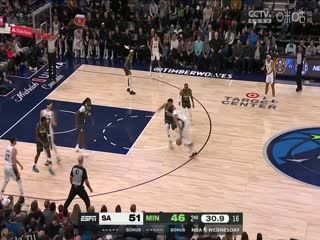 NBA常规赛 马刺VS森林狼 20231207 海报