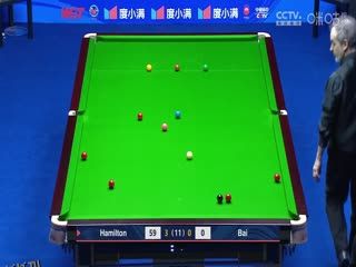 斯诺克天津国锦赛第一轮第二轮 安东尼·汉密尔顿6-0白雨露 20231105（李照） 海报