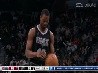 NBA常规赛 快船VS马刺  20250130 高清海报