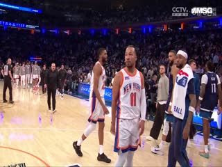 NBA常规赛 森林狼VS尼克斯 20250118 高清海报