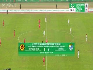 中乙联赛 贵州筑城竞技VS广西恒宸 20250607 海报