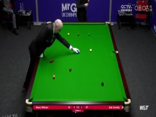 2023斯诺克英锦赛资格赛 加里·威尔逊3-6扎克·苏尔蒂 20231121 海报