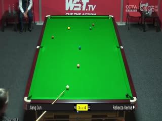 斯诺克 江俊6-0丽贝卡·肯纳 20231118 海报