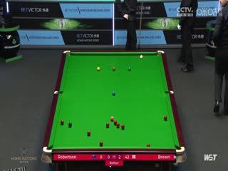斯诺克 乔丹·布朗4-1尼尔·罗伯逊 20231023（李照） 海报