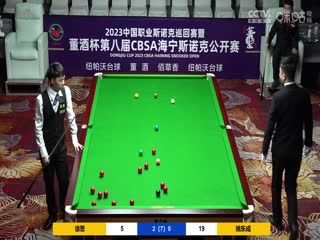 斯诺克 徐思4-2姚东成 20230517 海报