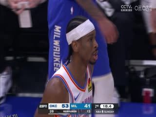 NBA常规赛 雷霆VS雄鹿 20250317 海报