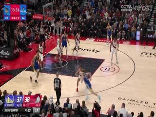 NBA常规赛 勇士VS开拓者 20240412 海报