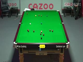 斯诺克 肖国栋4-1林杉峰 20230928 海报