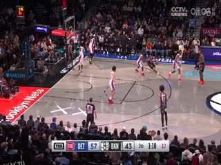 NBA常规赛 活塞VS篮网 20250109 海报