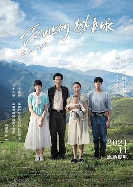 高山上的热气球 海报