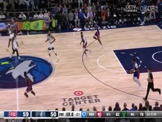 NBA常规赛 森林狼VS活塞 20250331 海报