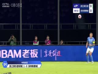 中超联赛 浙江俱乐部绿城VS深圳新鹏城 20250402 海报