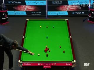 斯诺克 罗尼·奥沙利文4-1杰克森·佩奇 20231004（李照） 海报