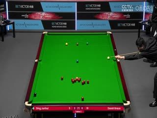 斯诺克 丁俊晖4-1大卫·格雷斯 20231003 海报