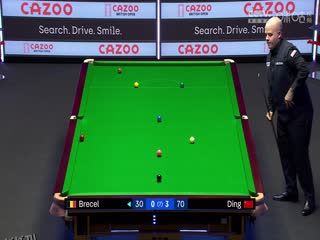 斯诺克 丁俊晖4-3卢卡·布雷切尔 20230925 海报