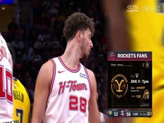 NBA常规赛 步行者VS火箭 20231227 海报