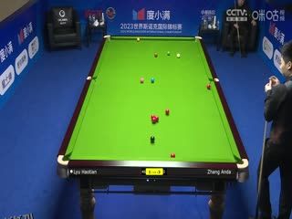 斯诺克天津国锦赛16进8 吕昊天3-6张安达 20231108 海报