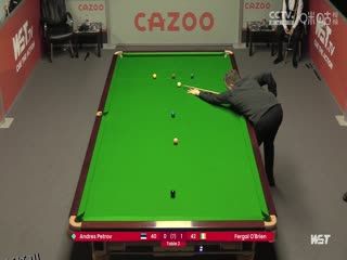 斯诺克 弗盖里•奥布莱恩4-1安德烈斯•彼得洛夫 20230814（李照） 海报