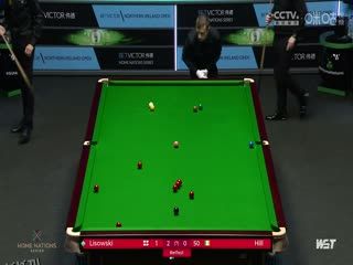 斯诺克 杰克·利索夫斯基4-1亚伦·希尔 20231026（李照） 海报