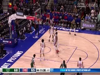 NBA常规赛 雄鹿VS活塞 20250412 海报