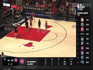 NBA常规赛 黄蜂VS公牛 20231207 海报