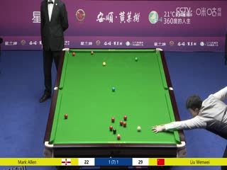 斯诺克 2023CBSA中国职业斯诺克巡回赛Day1一号桌回放：刘文炜2-4马克·艾伦 20230801 海报