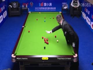 斯诺克天津国锦赛16进8 巴里·霍金斯6-5塔猜亚·乌诺 20231108 海报