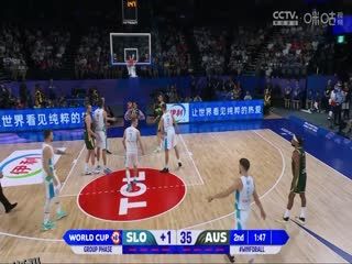 男篮世界杯 斯洛文尼亚VS澳大利亚 20230901（霍楠、杨鸣） 海报