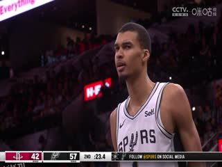 NBA季前赛 火箭VS马刺 20231019 海报