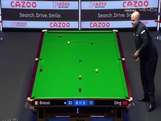 斯诺克 丁俊晖4-3卢卡·布雷切尔 20230925（李照） 海报