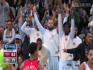 NBA常规赛 鹈鹕VS马刺 20241209 海报