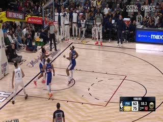 NBA常规赛 76人VS掘金 20250122 高清海报