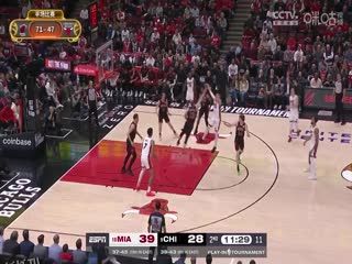 NBA附加赛 热火VS公牛 20250417 海报