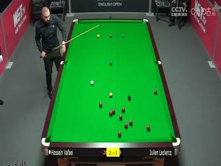 斯诺克 侯赛因·瓦菲4-3朱利安·勒克莱尔 20231003 海报